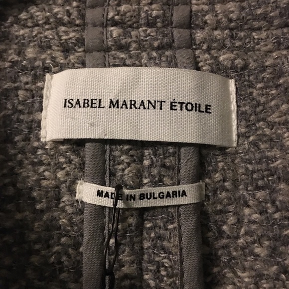 Isabel Marant Etoile Grey Veste Laura Jacket - Picture 7 of 15
